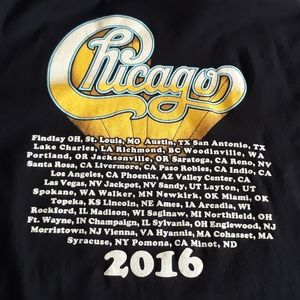 *Chicago Tour 2016 Does Anybody Really Know What Time It Is? Tee XL